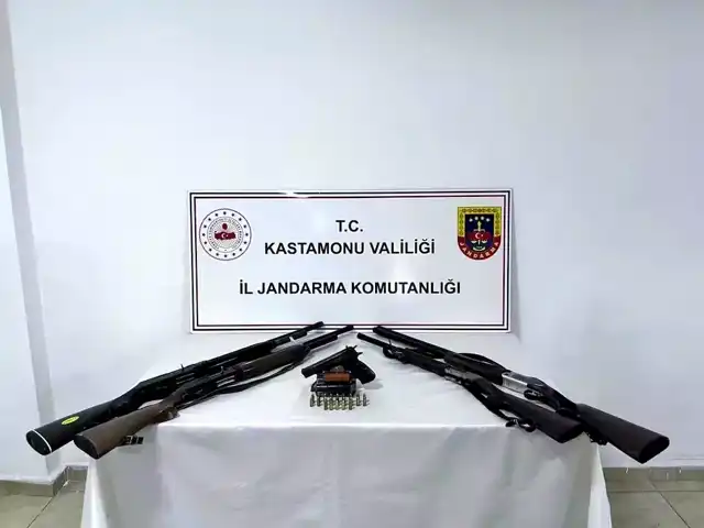 Kastamonu'da Ruhsatsız Silah Operasyonu: 2 Gözaltı